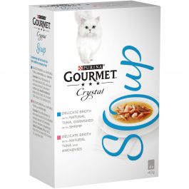 Gourmet soup sales cat food